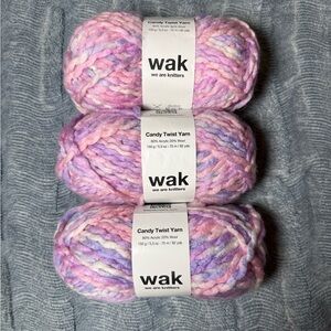 Candy Twist Yarn - Soft Pink and Lavender